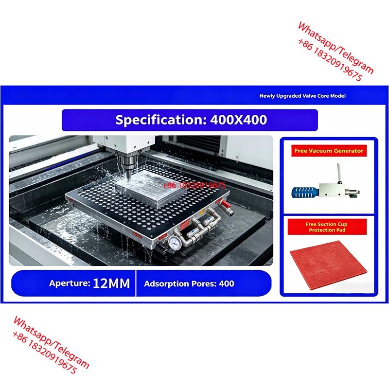 CNC vacuum chuck industrial non-sealing strip strong adsorption multi-hole milling machining center