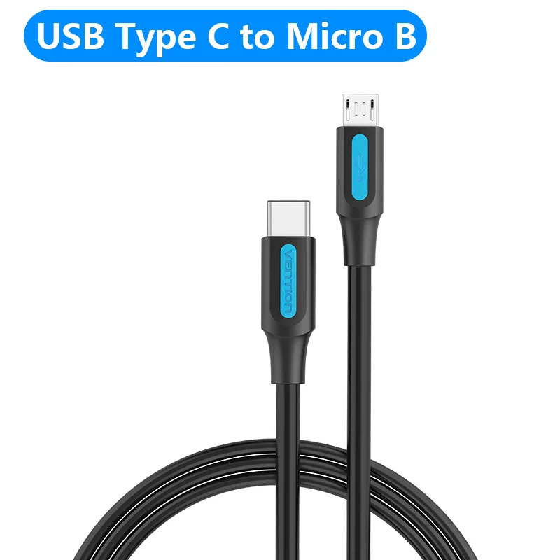 Vention Typ C auf Micro-USB-Kabel, schneller USB-Typ-C-Adapter für Samsung Huawei Xiaomi MacBook Pro OTG Handy-Micro-USB-Kabel
