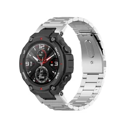 Luxury stainless steel strap for Amazfit T Rex Pro Smart strap Metal strap Xiaomi Huami Amazfit T Rex 2 replacement