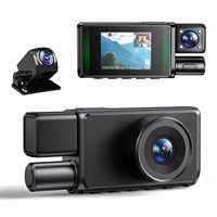 3Chanl WiFi Dash Cam 1080P Loop Recording 2\
