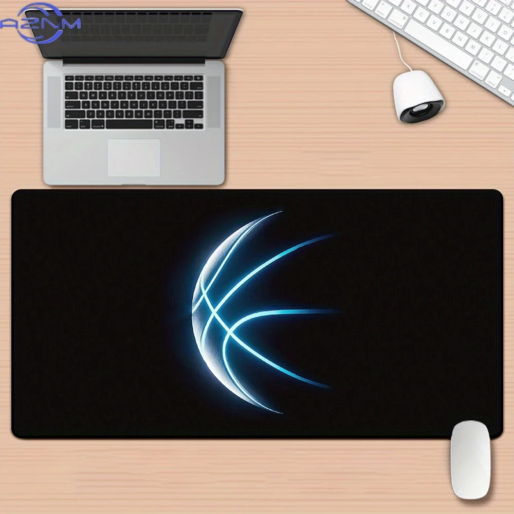 1pc Easy Design Football Light Rays HD Printed Desk Pad, Multi-Functional XXL Mousepad, Gaming Mouse Mats for Keyboard, Office C