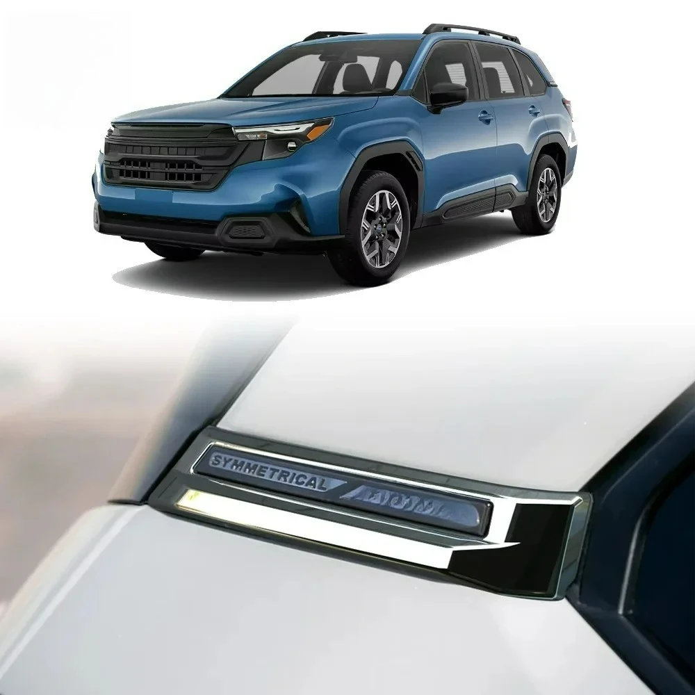 

For Subaru Forester/Wilderness 2025 + Car Style Front And Rear A C Pillar Trim Protector Decoration Accessories Exterior Sticker