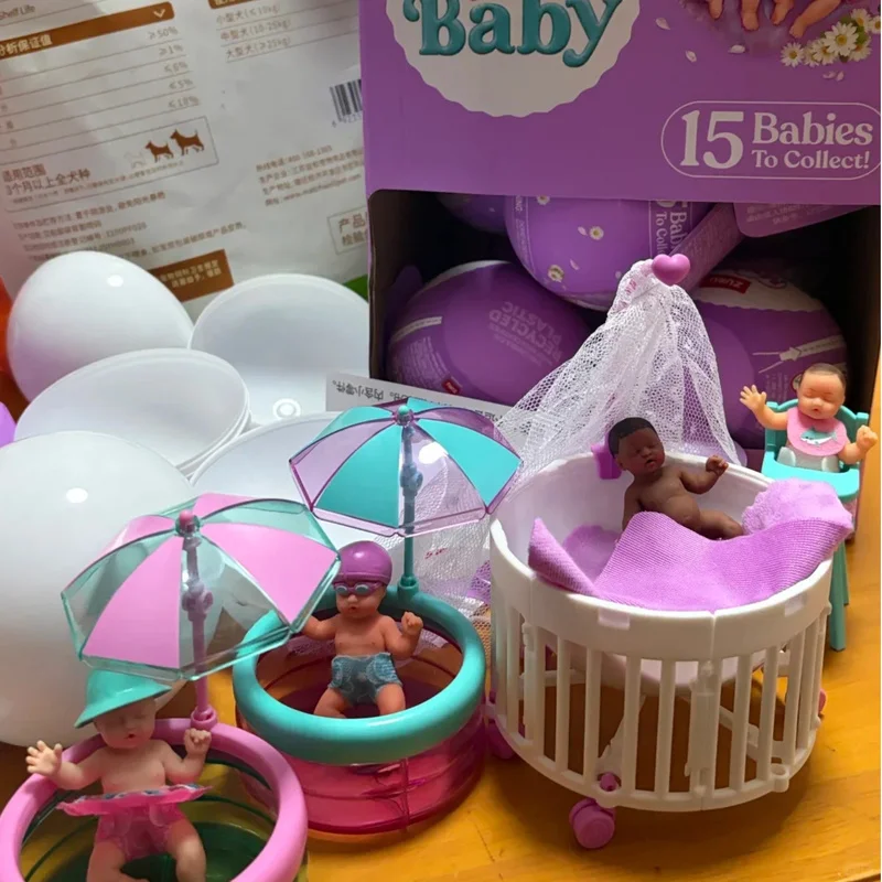 Zuru 5 Surprise My Mini Baby Series 2 Silicone Doll Blind Box Surprise Ball Pretend Play Collectible Toy For Collectors view 3