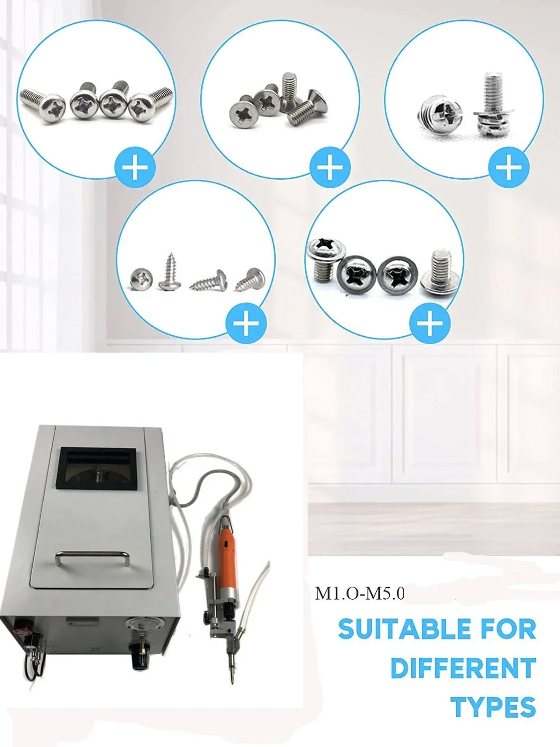 Automatic Screwing Machine Handheld Screwdriver with Automatic Screw Feeder