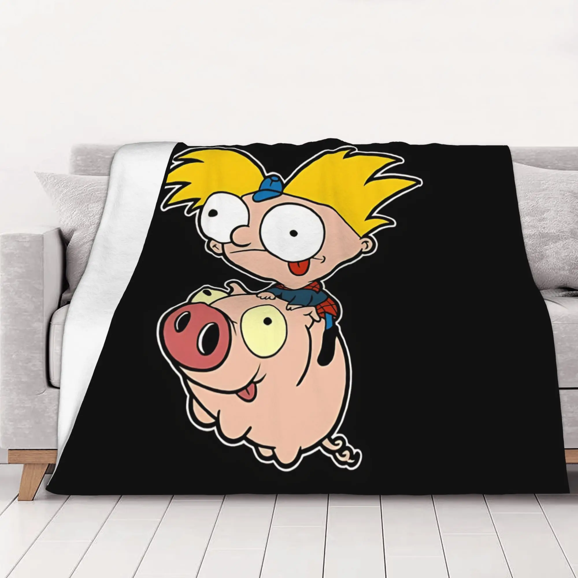 1PC delusional Invader Zim Home Room Decorations Winter Blankets For Adults Bedding Home Interior Sofa Knee