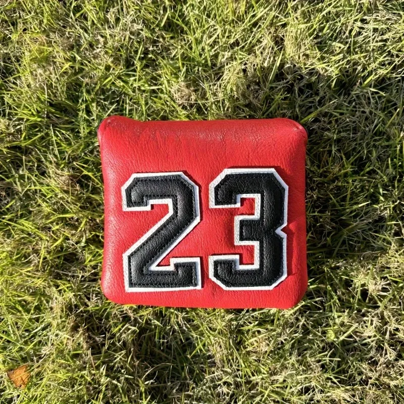 Cabra no Capa de putter pu com 23 padrões com fecho magnético, capa de putter impermeável, resistente ao desgaste e durável, acessórios de golfe