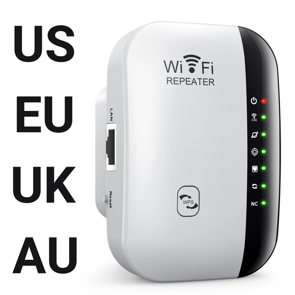 

300Mbps Wireless WIFI Repeater 2.4G Router Wifi Range Extender Wi-Fi Signal Amplifier 802.11N Network Card Adapter for PC