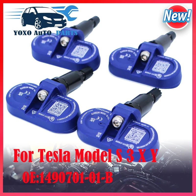 

TPMS For Tesla Model 3 Y S X bluetooth tire pressure monitoring sensor gauge tyre meter 1490701-01-B 1490701-01-C 1490750-01-A