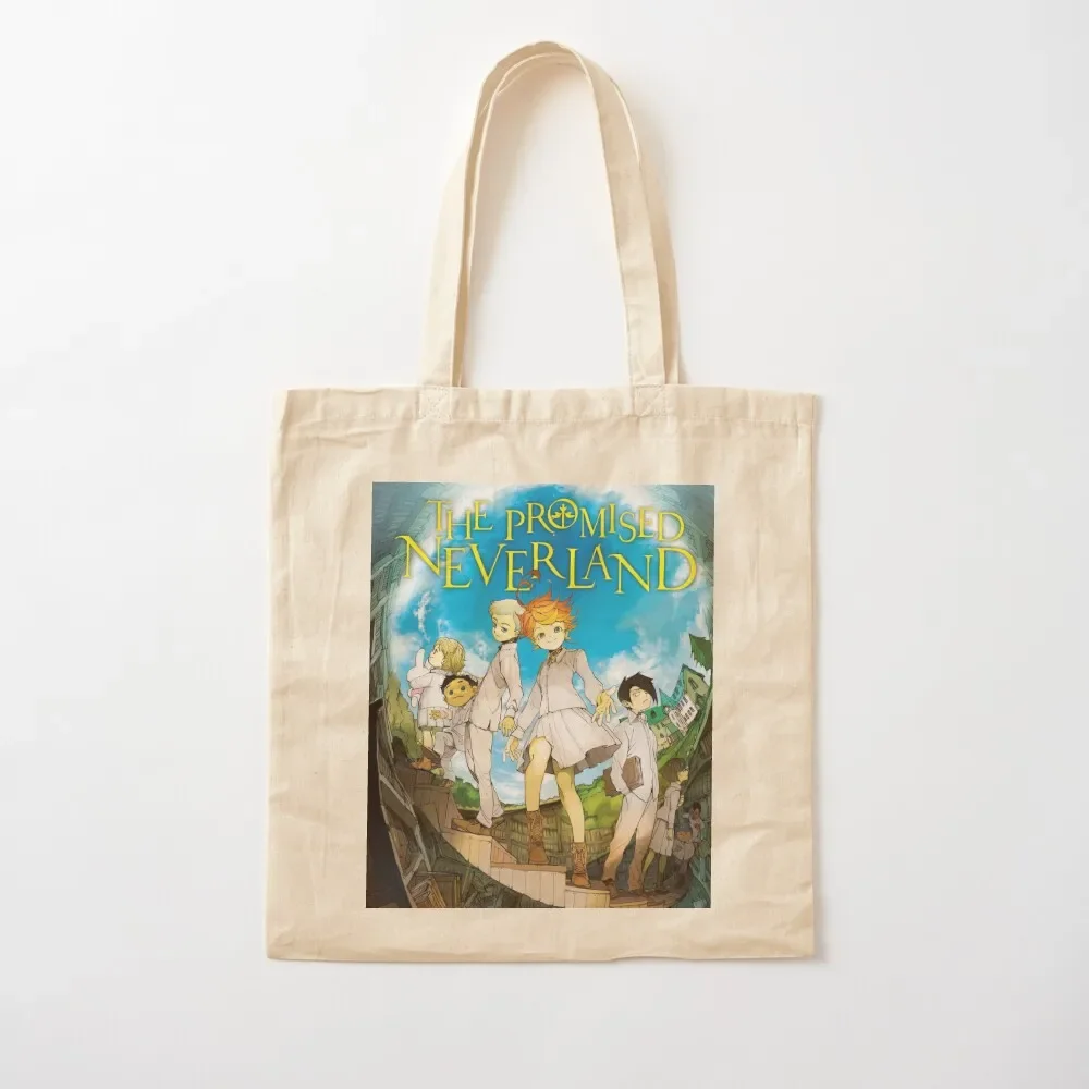 The Promised Neverland Tote Bag hand bag Canvas shoulder bag personalized tote Customizable tote