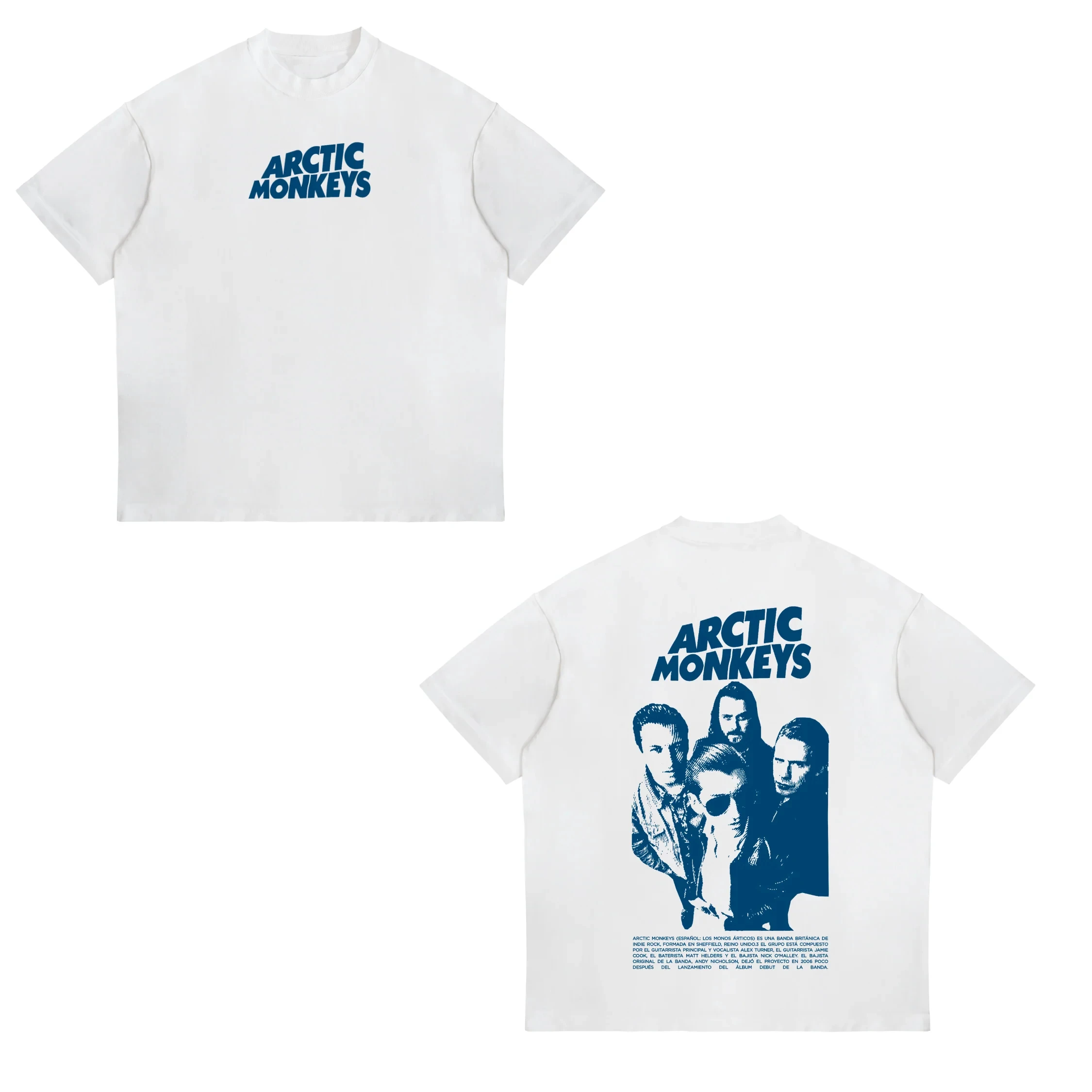 Camiseta de algodón American Vintage Arctic Monkey 505 Music Tour, camiseta para hombre, novedad de verano, moda Vintage, ropa de calle para hombres y mujeres