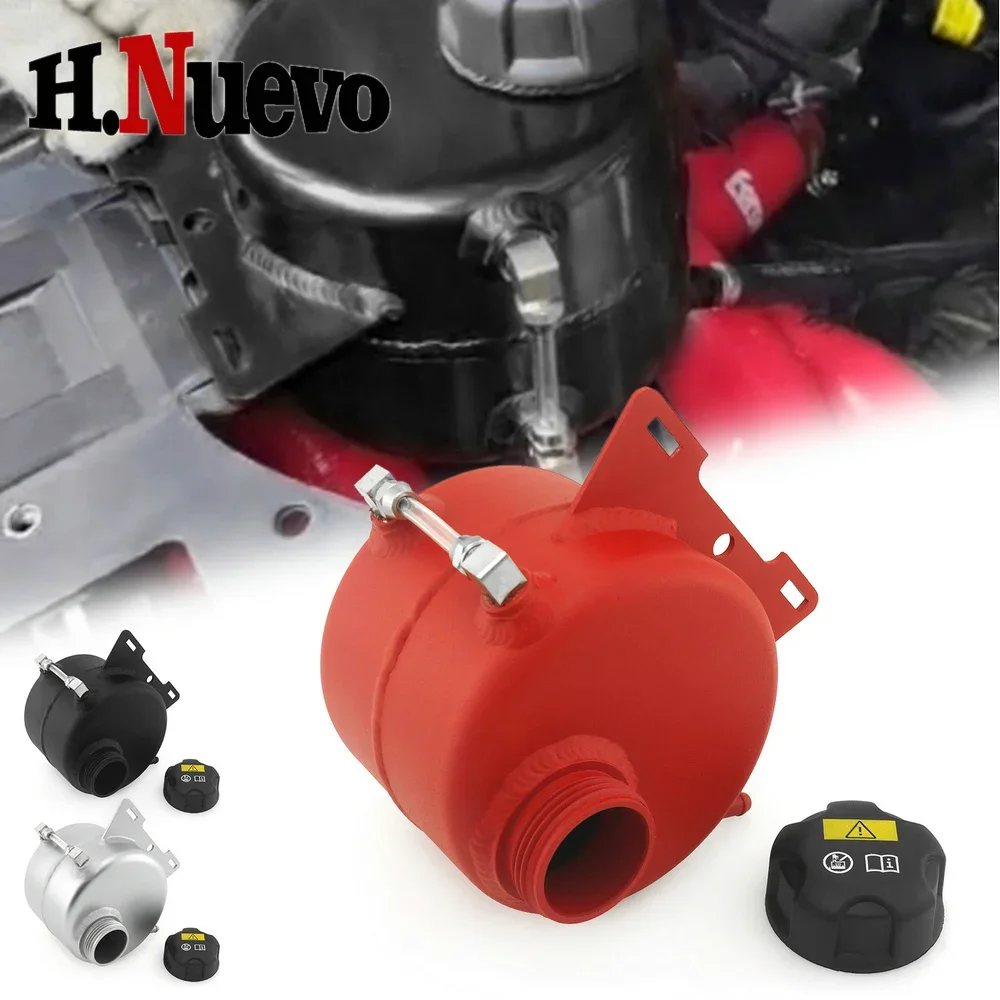 

For MINI Cooper Countryman R55 R56 R57 R60 R61 Car Aluminum Coolant Header Expansion Overflow Water Tank & Cap Reservoir Can
