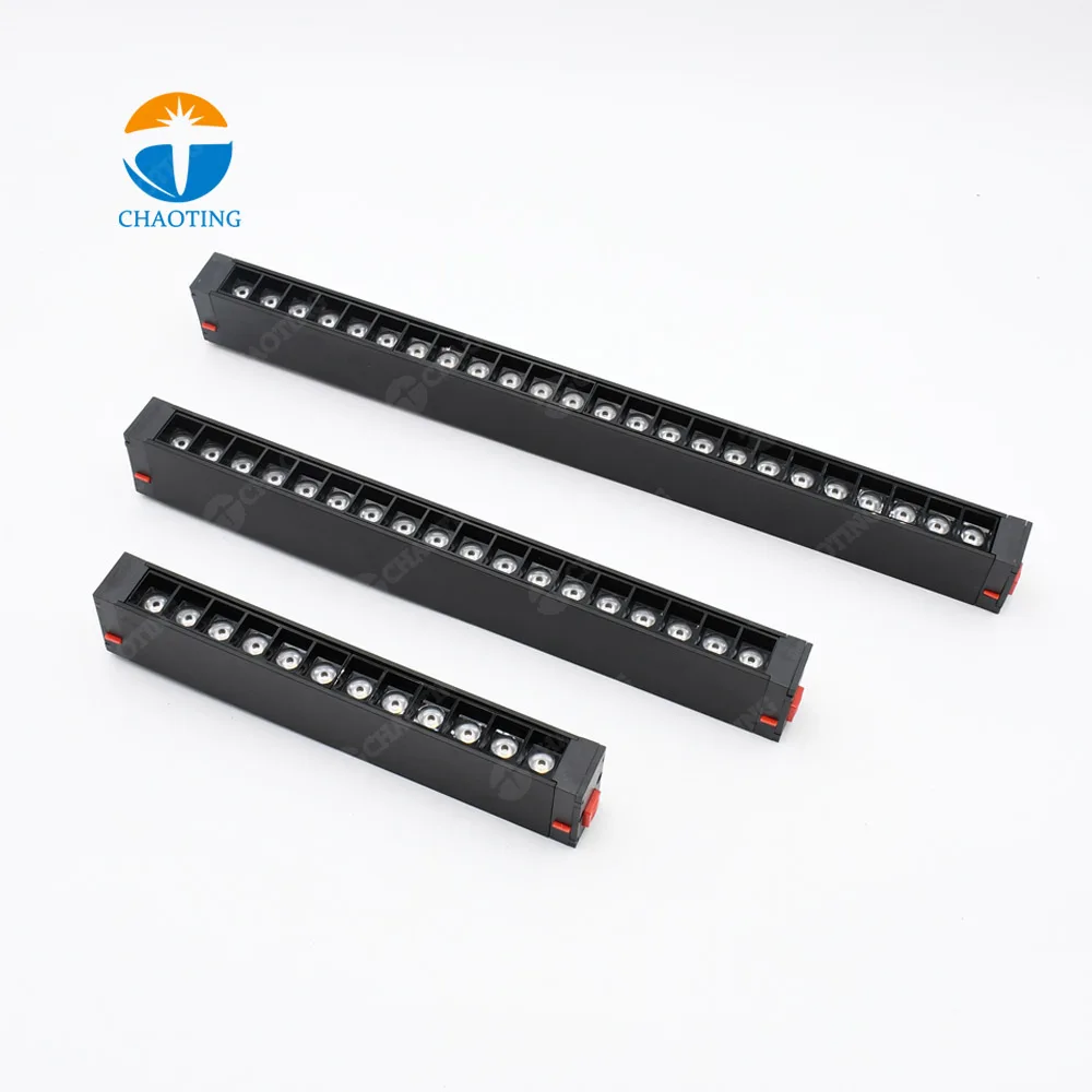 New Surface Recessed Ceiling Pendant Smart Dimmable Commercial Led Magnetic Linear Grille Spot Lightipended Kits For Track Light