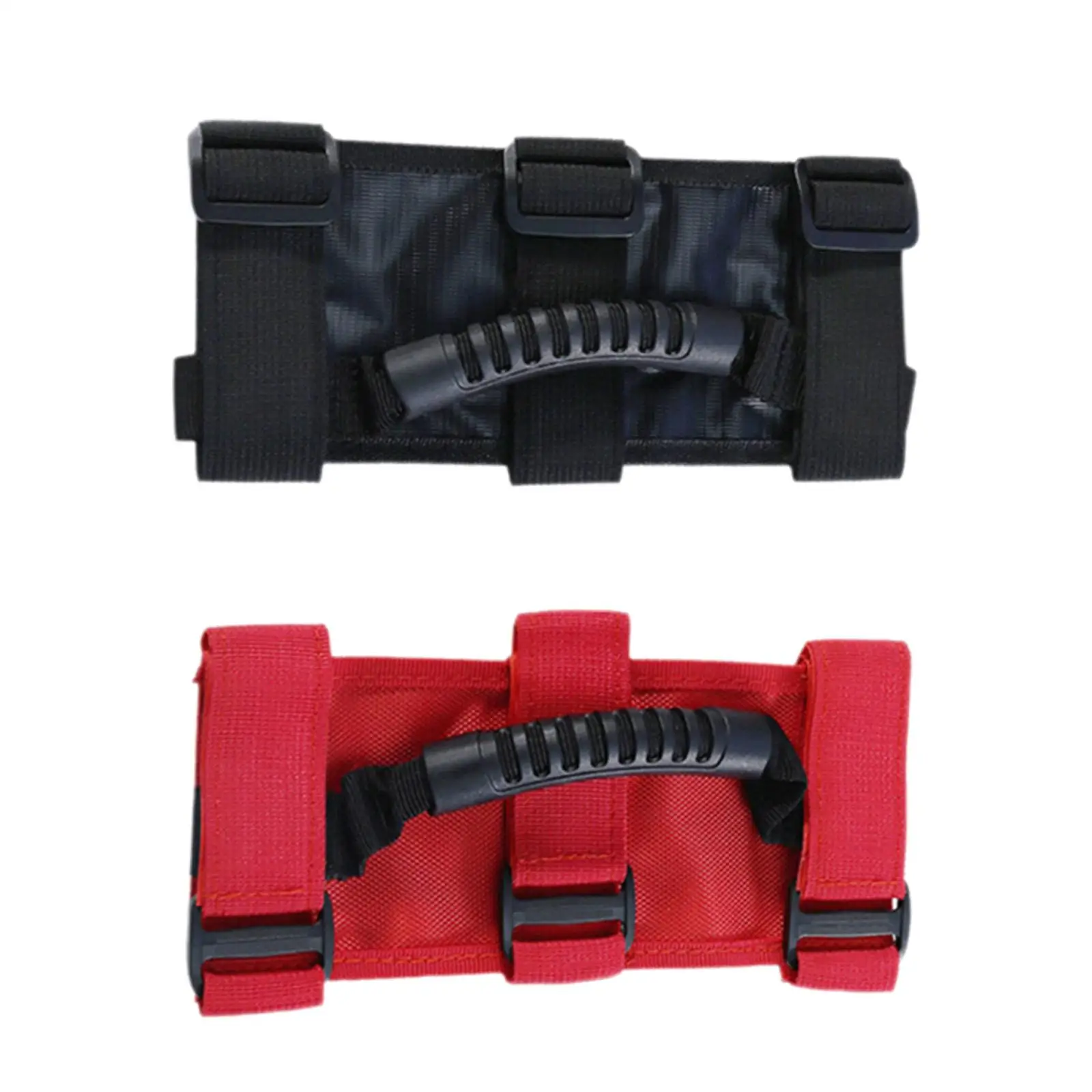 

Paracord Triple Strap Roll Bar Grab Handle Heavy Duty Interior Grip Handle for Jeep TJ JK JL JKU JLU BAIC B40 Off Road