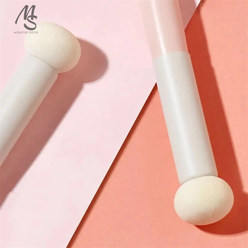 1/2/3Pcs Wet & Dry Dual-use Makeup Brush Mushroom Head Soft Seamless Blending Puff Lip Smudge Brushes Cream Concealer Tools