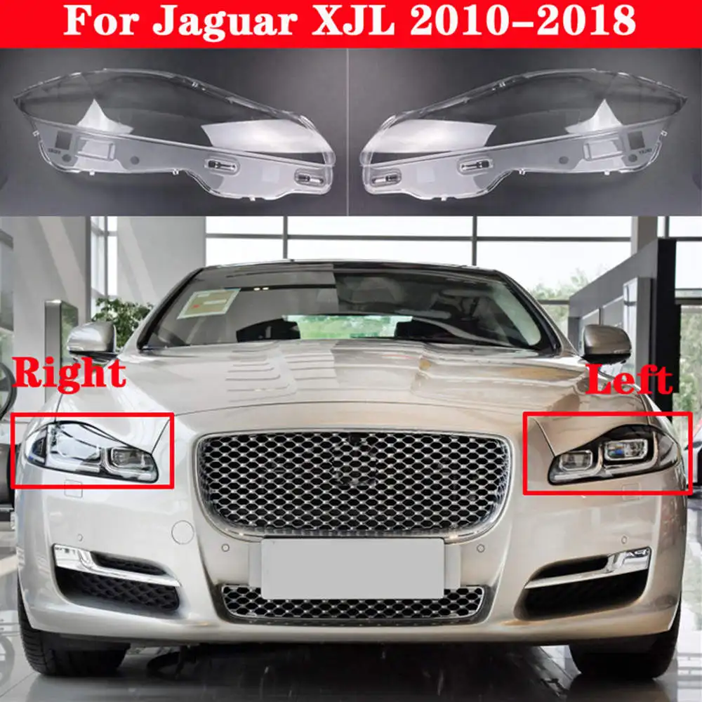 

Новая крышка налобного фонаря, затемняющее стекло для фар Jaguar XJ / XJL 2010 2011 2012 2013 2014 2015 2016 2017 2018, линза для фар