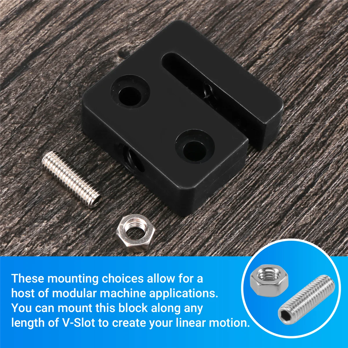 【Сначала только!】Блок гаек T8 с защитой от люфта для метрического ходового винта Acme диаметром 8 мм для