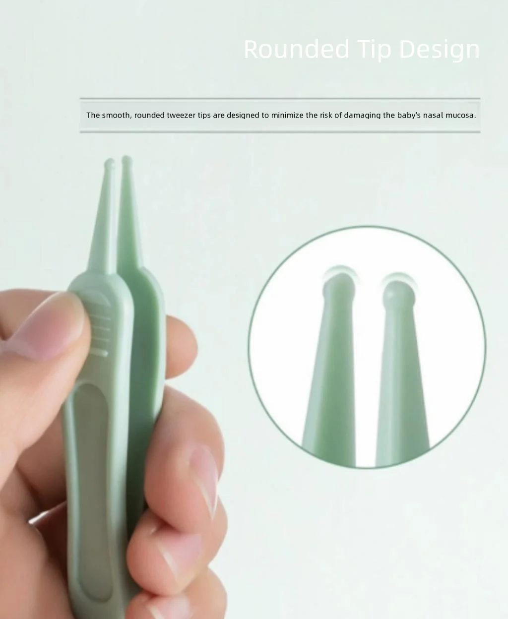 vvocci Nose booger picker tweezers; nasal aspirator; baby care; infant care