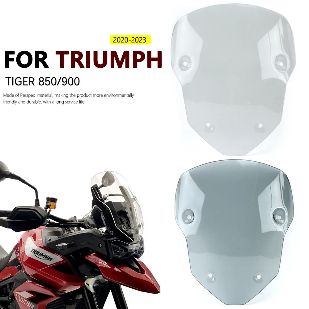 

For Triumph Tiger850 Tiger900 NEW Windscreen Windshield For Tiger 850/900 Windscreen Wind Deflector Sport Screen 2020-2022 2023