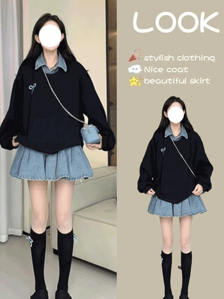 Casual Sle Denim Sw…