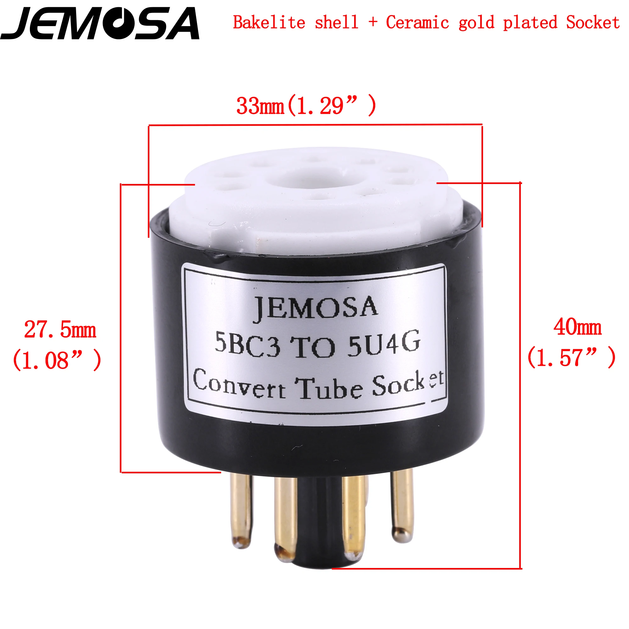 1 قطعة 5670 6H3N 369A 6N3 إلى 6SN7 6SL7 6N8P 6N9P ECC32 DIY ايفي الصوت فراغ مُضخّم صوت تحويل محول مأخذ التوصيل