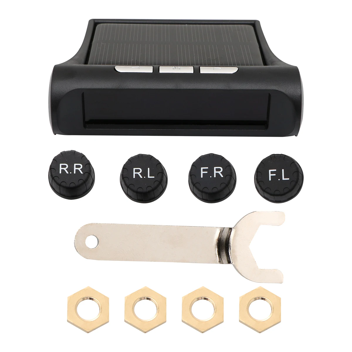 

Tire Pressure Monitor High Precision Wireless Color Screen Real Time Monitoring System Car Tyre Alarm Green