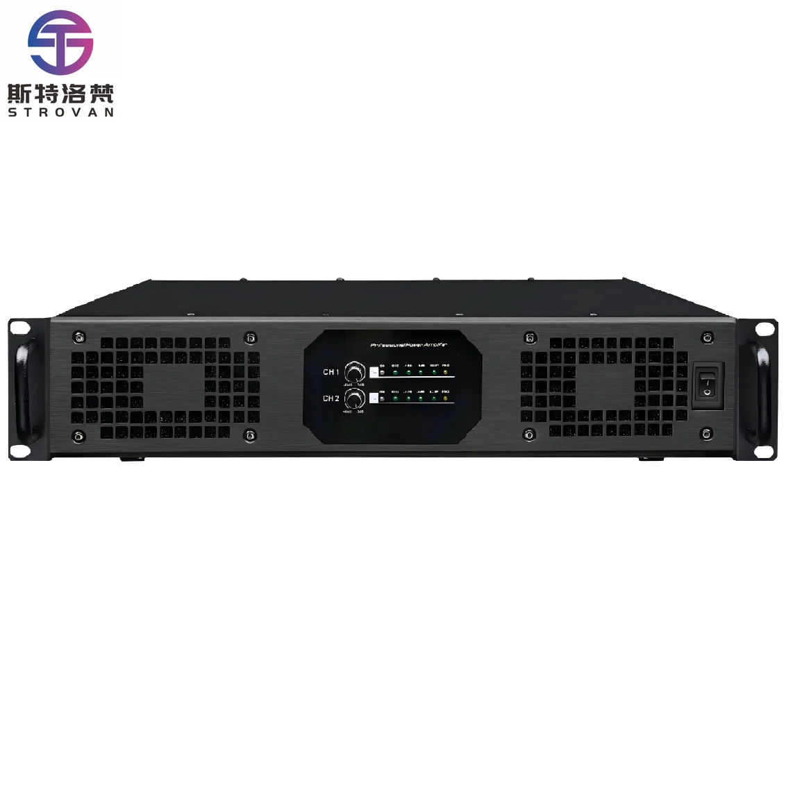 

PR1900 Professional Audio Power Amplifier - Indoor/Outdoor High-power Amplifier 8Ohm 1900 Watts * 2 channels