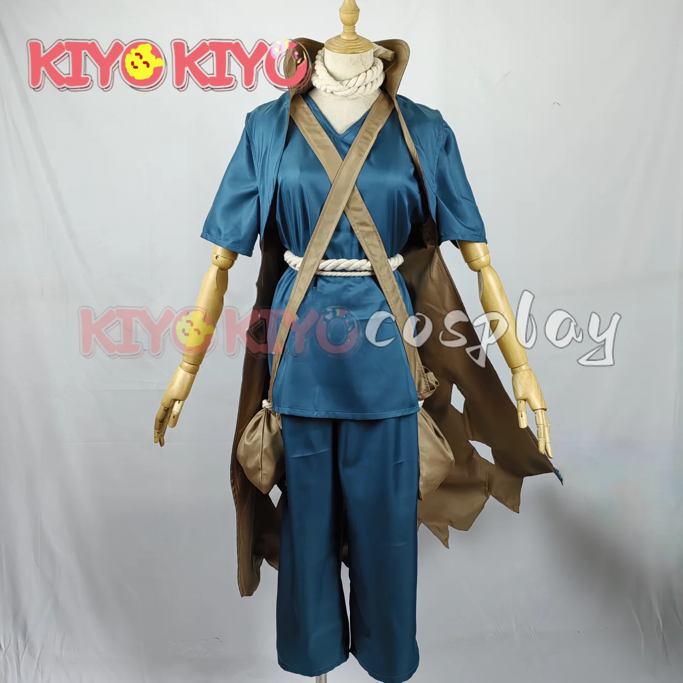 KIYO KIYO Chrome van Anime Dr.STONE Chrome Cosplay kostuum man halloween kostuums kunnen aangepast formaat