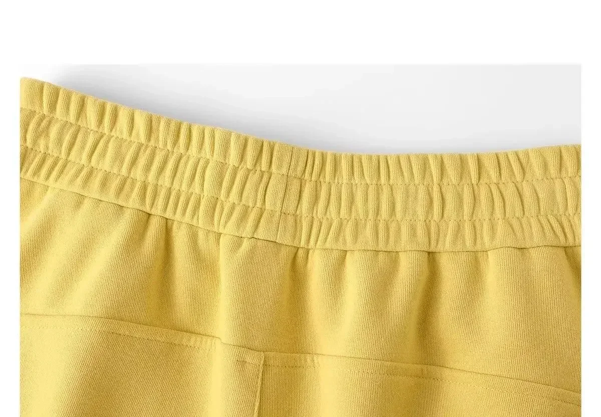 Gerade geschnittene, weit geschnittene Hose in Merlot-Lila, schlankmachend, für Frühling und Herbst, locker fallend, sportliche Jogginghose im koreanischen Stil. – Detail 26