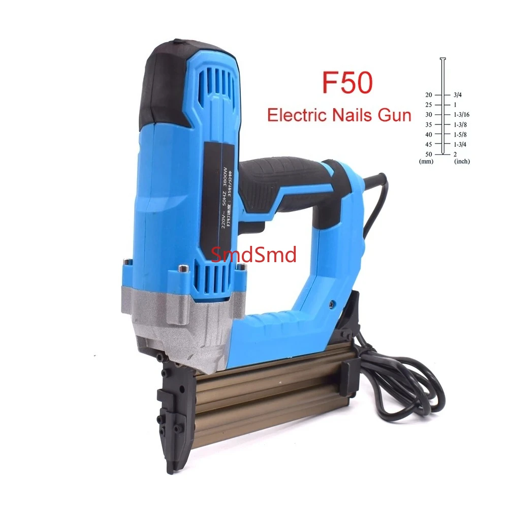 F50 Electric Nails Gun 3800W Framing Tacker Staples Gun Household Tool Electric Power Tools