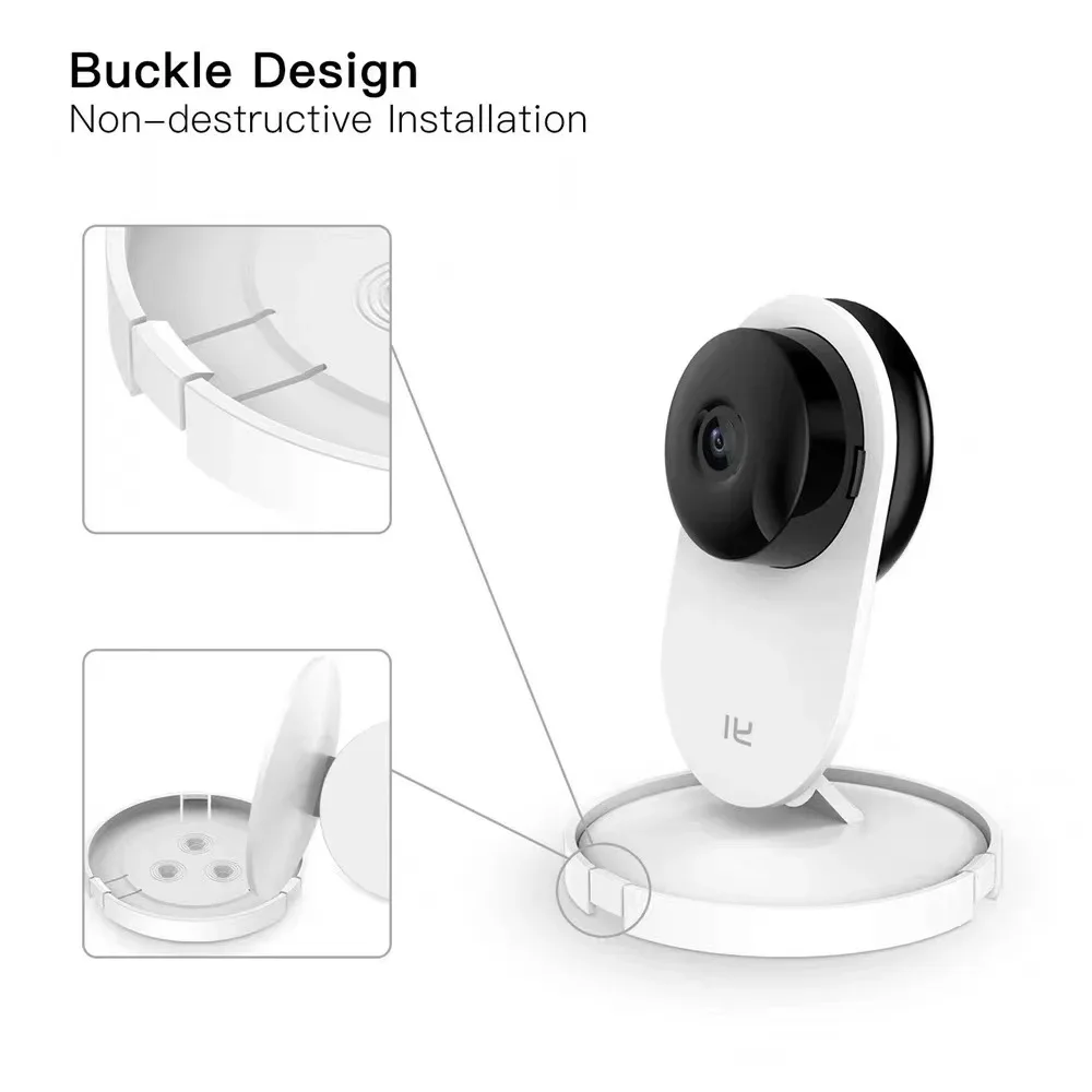 Imagem -03 - Yi-thuis Home Security Câmera Montagem na Parede Câmera de 360 Graus Câmera Doméstica Beugel Houder Tamanho mi 2set