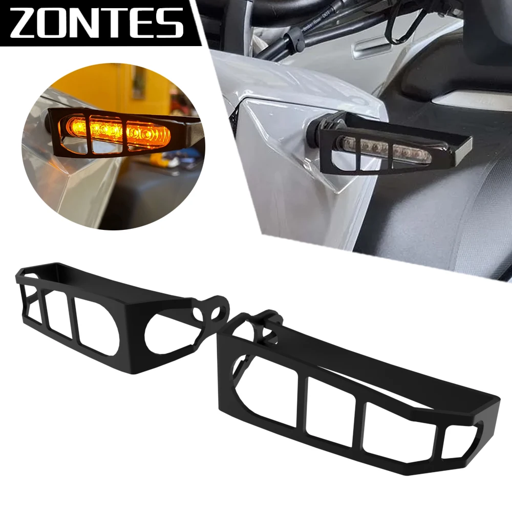

Motorcycle Front Turn Signal Lampshade Rear Tail Light Protection Decorative Cover For ZONTES ZT368G ZT 368G G368 2024 2025 2026