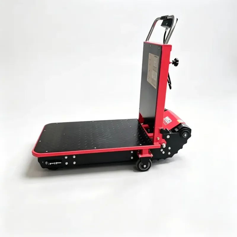 150kg Compact Electric Stair Climbing Trolley 1000W Portable Powered Hand Truck for Warehouse and Express Parcel Delivery