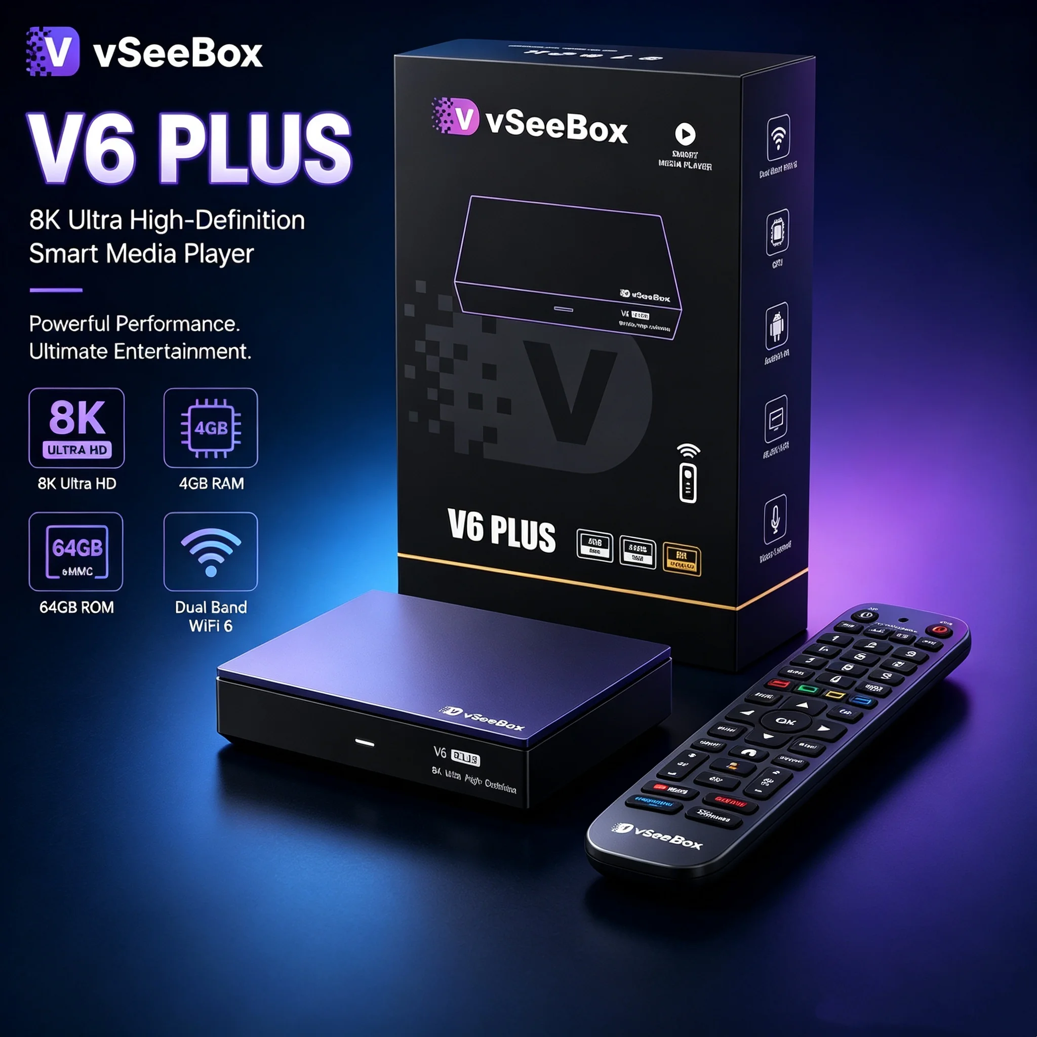 Home Cinema Youtube - 2026 New vseebox V6 Plus Smart