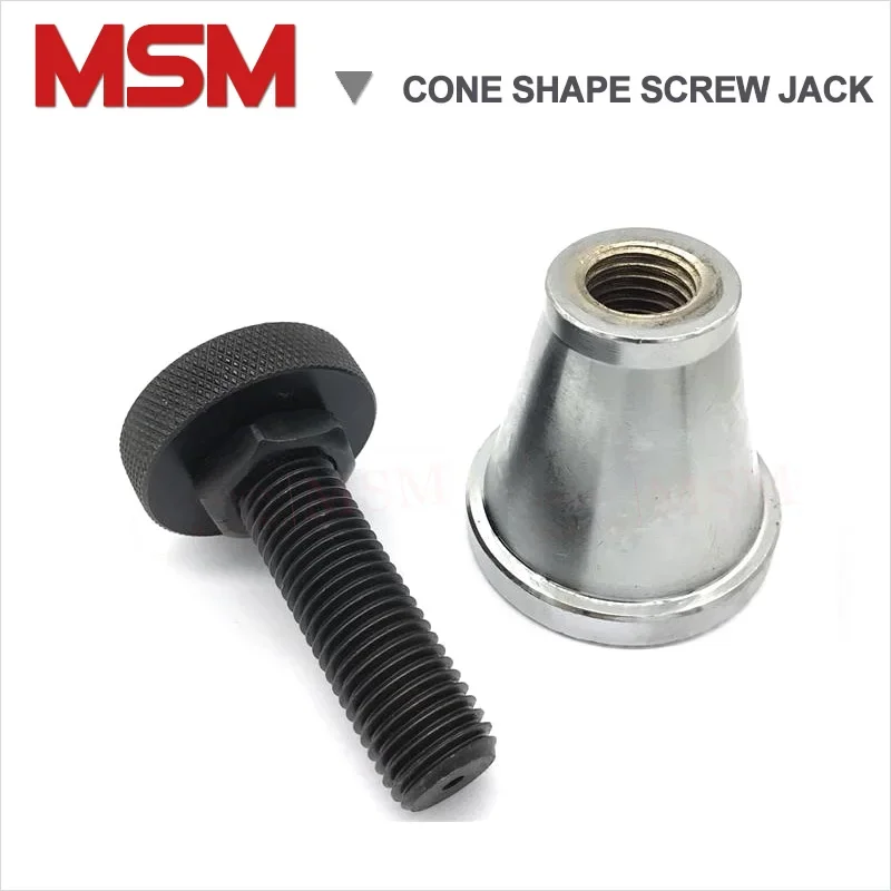 1pc Cone Shape Screw Jack A/B/C Models Mold Height Hoist Adjusting CNC Milling Injection Machine Cushion Block Manual Adapter