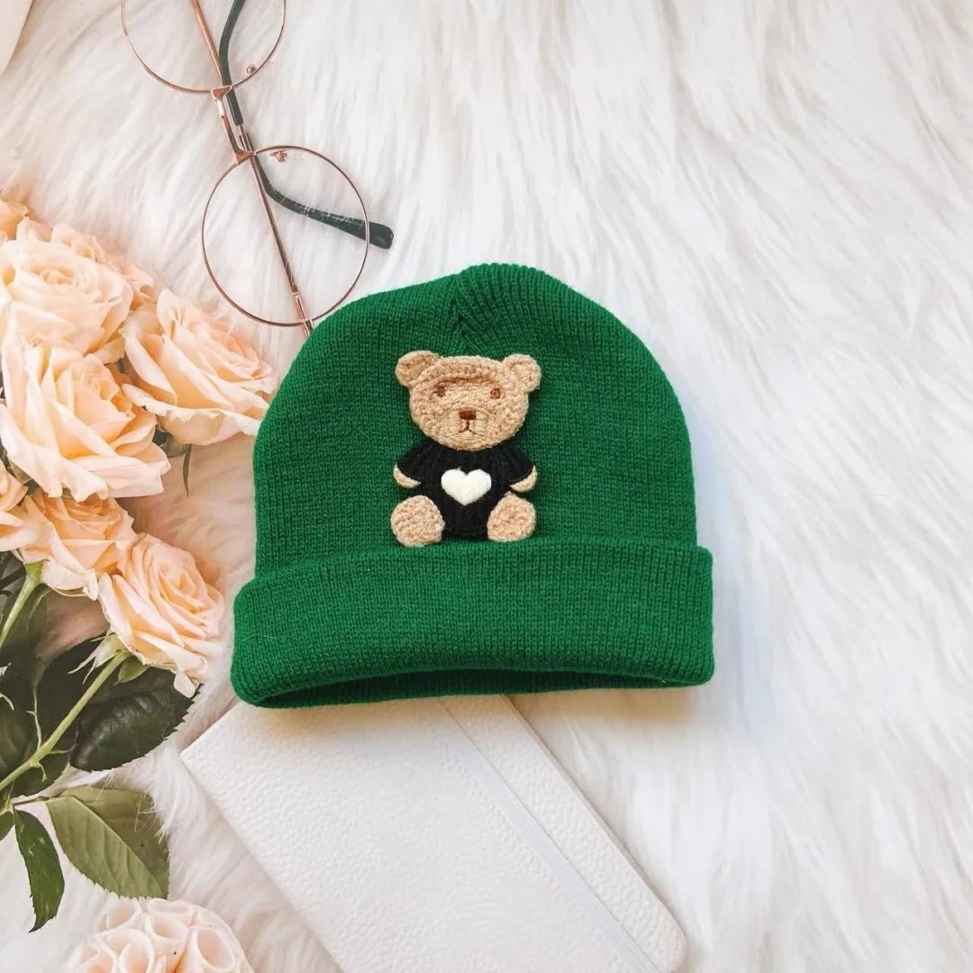 Gorro de punto elástico para niños y niñas, gorro de invierno para bebés