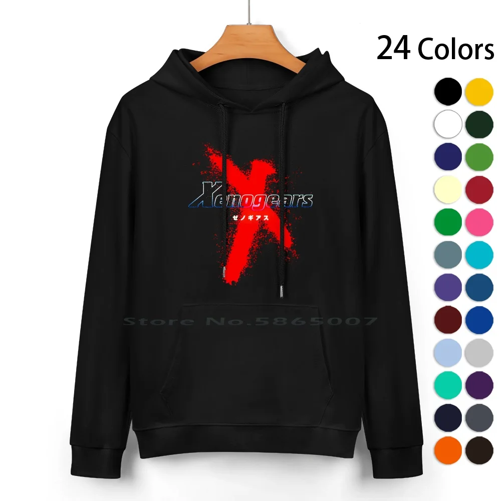 Xenogears Cotton Hoodie Sweater 24 Colors Squaresoft Enix Final Fantasy Chrono Trigger Dragon Quest Secret Xenosaga Xenoblade