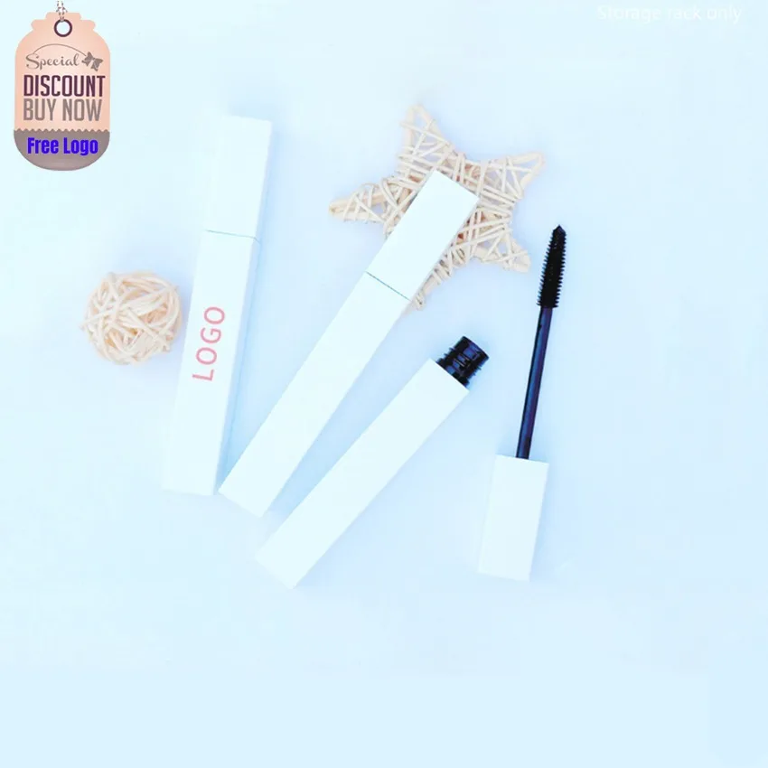 

White Tube Waterproof Mascara Private Label Long Lasting Eye Makeup Custom Logo Volume Mascara