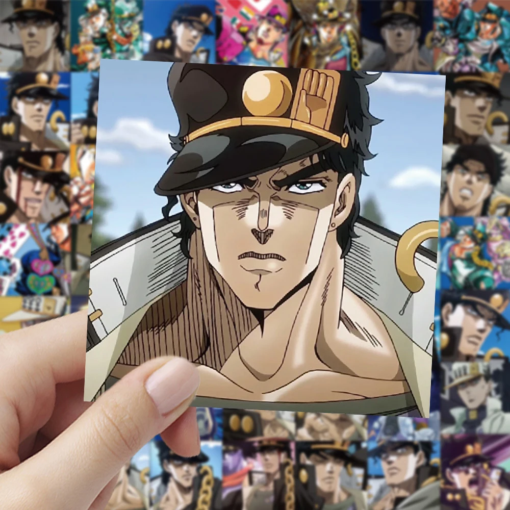 10/30/60pcs Cool Kujo Jotaro Anime Stickers Jojo Bizarre Adventure Sticker Motorcycle Laptop Skateboard Waterproof Decal Toys