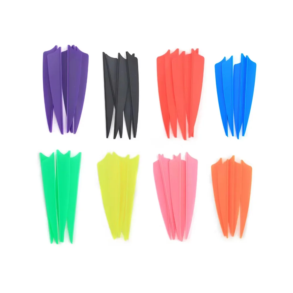 

ACCMOS ТПУ резиновый флюгер 36 шт. 3 дюйма стрела перо оперение стрельба из лука DIY охотничьи аксессуары для стрельбы