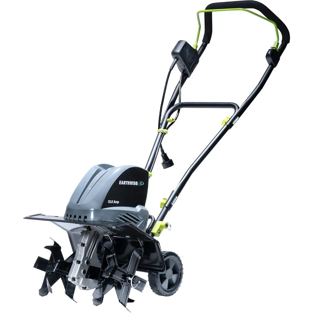 16-Inch 13.5-Amp Corded Electric Tiller/Cultivator, Grey