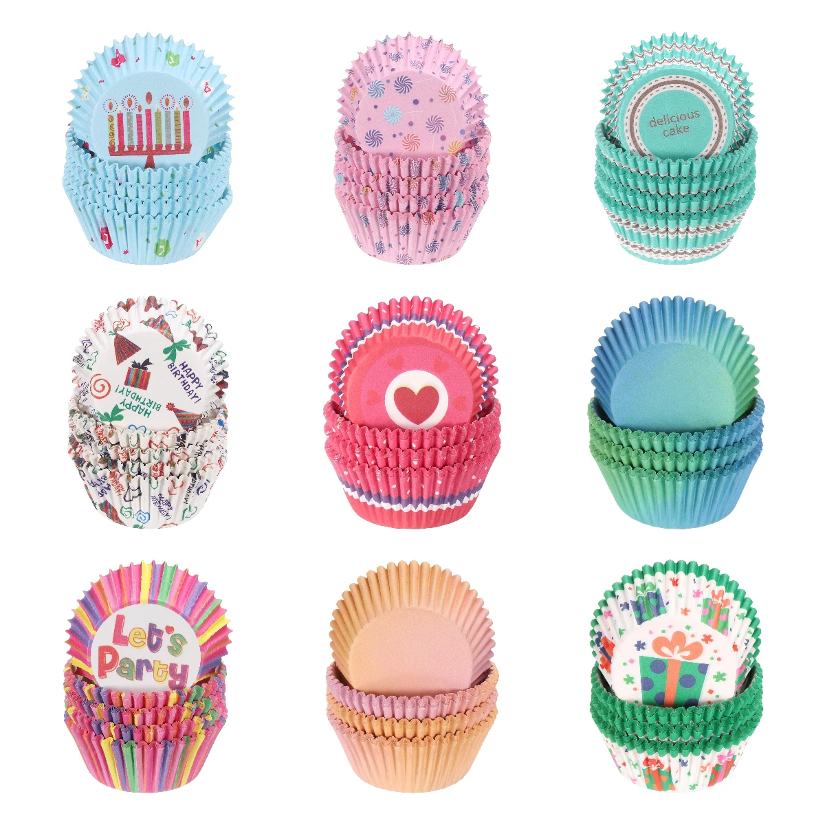 

Uxcell 100-300pcs 5cm Cupcake Liners Cupcake Cups Standard Size Muffins Liners Papers Baking Cup Wrappers Greaseproof for Party