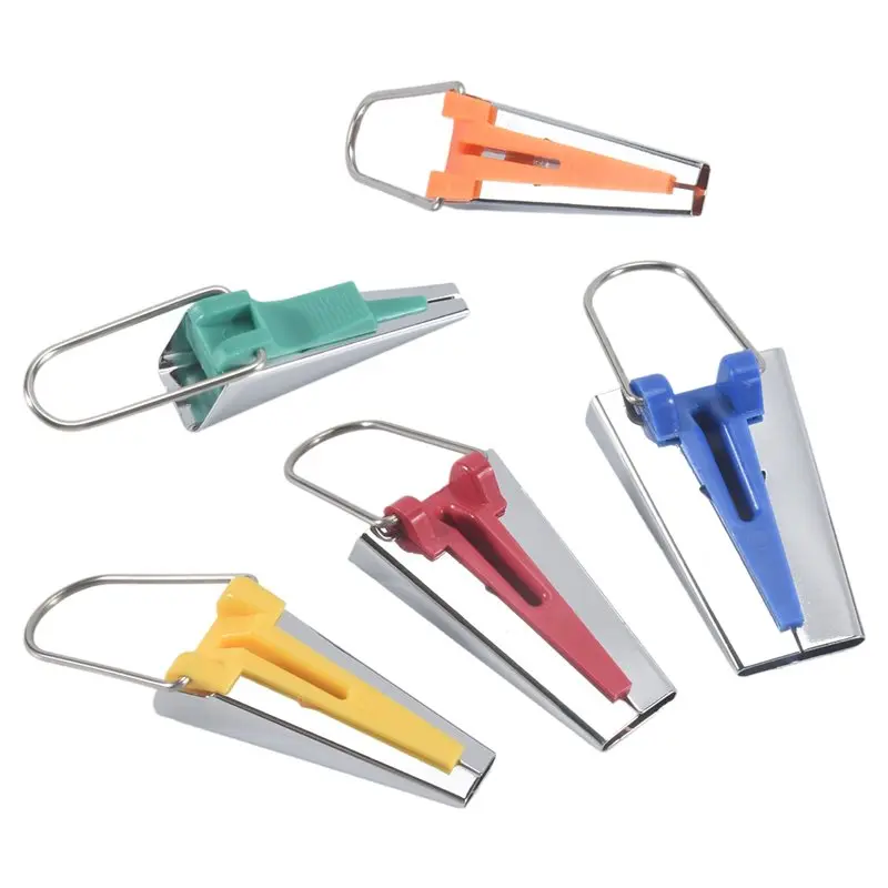 

A93Z 5Pcs Sewing Accessories Bias Tape Maker Set Patchwork Tools 6/9/12/18/25 Mm Bias Binding Tape Maker