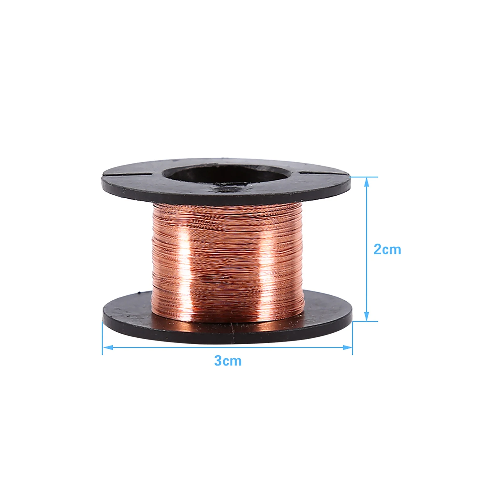 5PCS 0.1mm Enameled Wire Copper-Wound Enameled Repair Wire Approx 12m Per Wire Suitable For Home Or Store Use