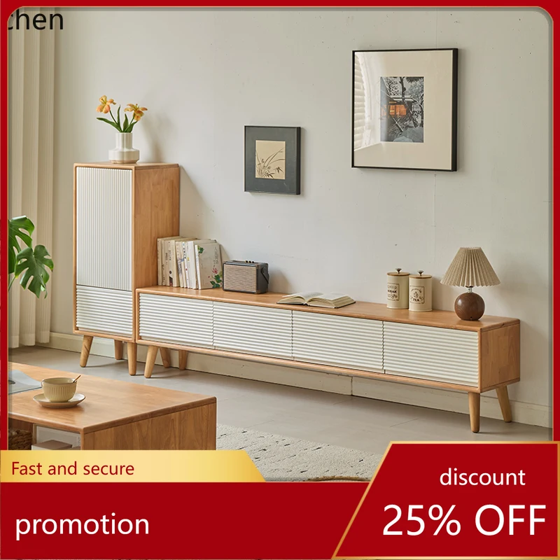 Yxy Solid Wood Tv C… - image