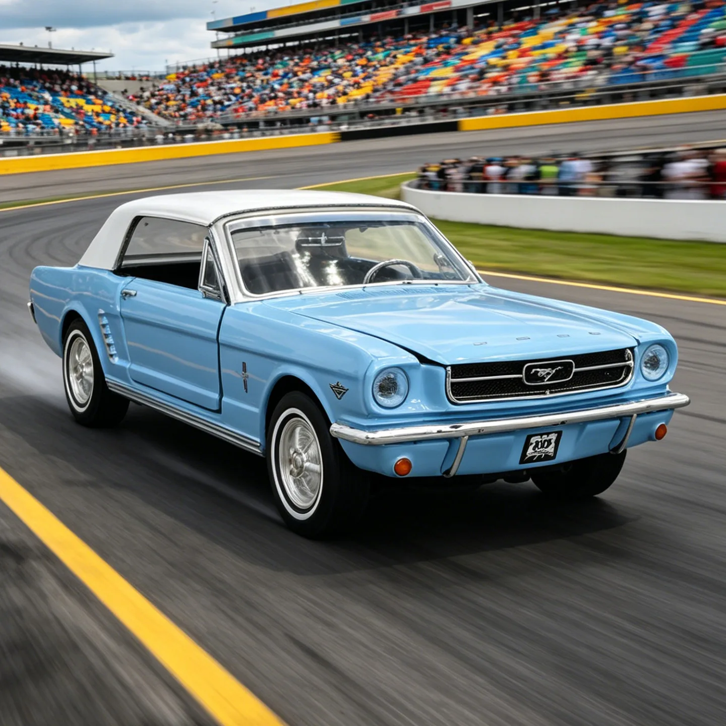 1:24 Mustang 007 Movie Edition Vintage Car Diecast Model Edition Alloy Luxury Vehicle Toys Collection Gift