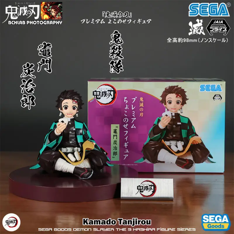 Genuino in Magazzino SEGA Demon Slayer Kimetsu no Yaiba Premium Chokonose Kamado Tanjirou Figura Noodle Stopper PVC Modello Anime Giocattolo