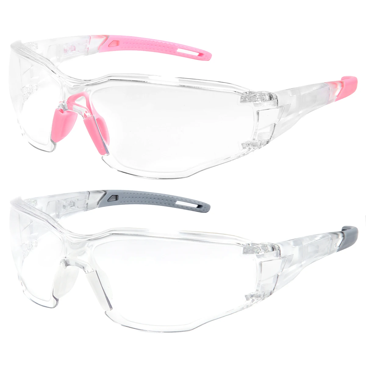 ANSI Z87.1 Anti-Fog Clear Safety Glasses for Women Men Pickleball Youth Baseball Lab Chemistry Goggles Scratch Resistant HM12