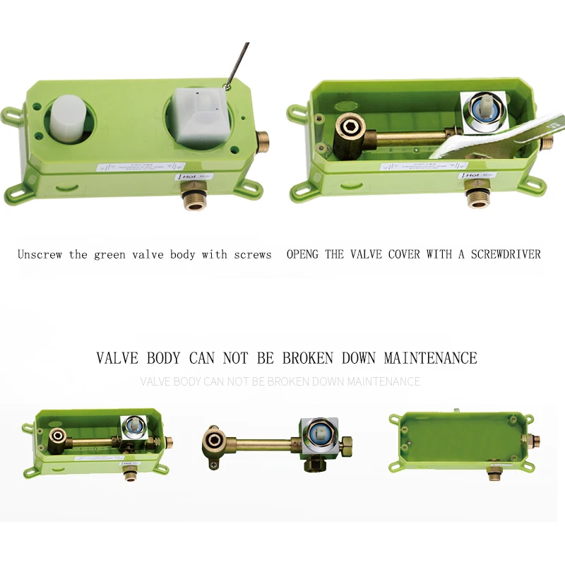 BAKALA Wall Mounted Square Bathroom Faucet Chrome Brass Mixer Tap with Embedded Box High Quality Basin Sink Tap LT-320R
