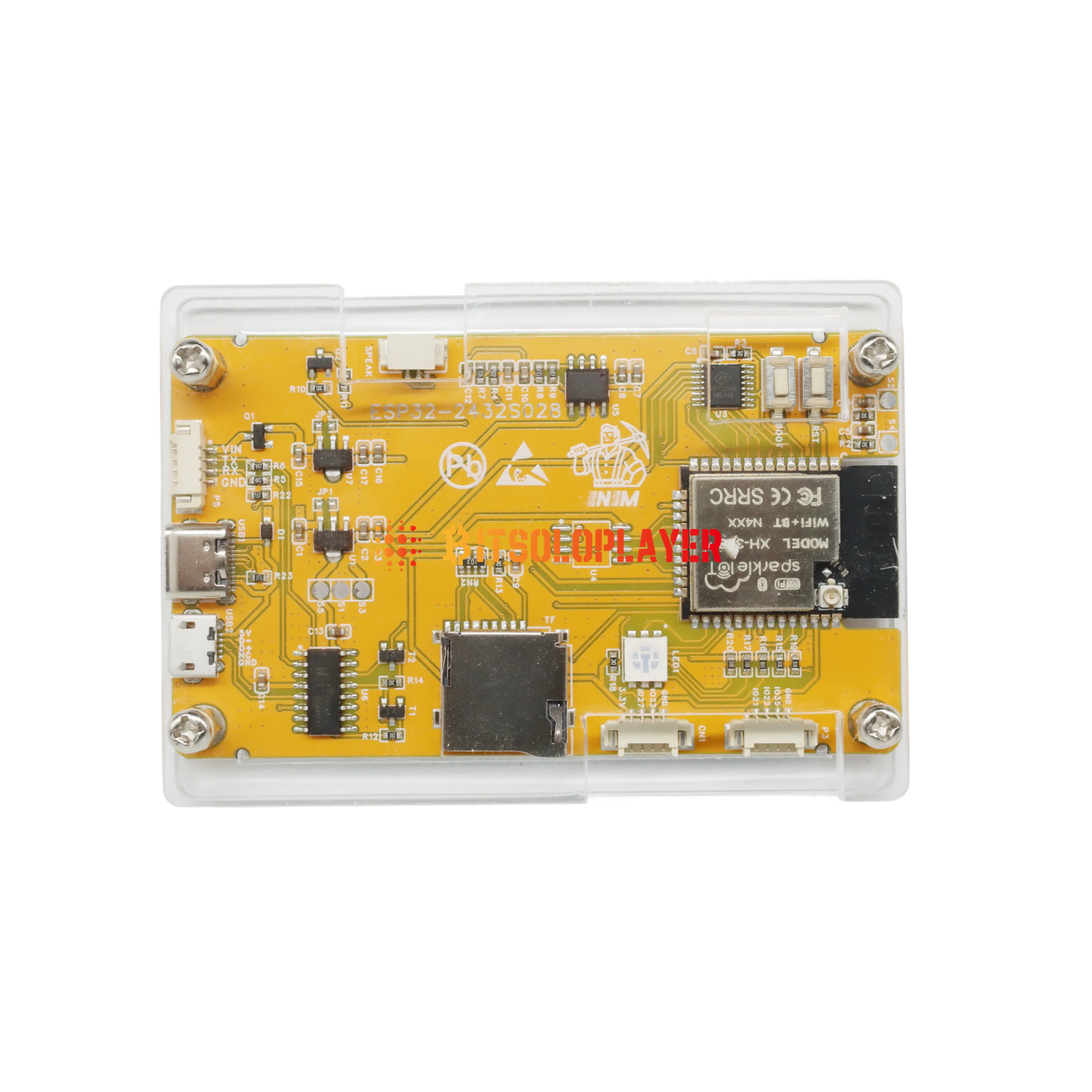 NerdMiner NMminer V2 1010 Kh/s Bitcoin Solo Miner Minerador de criptomoeda com display inteligente de 2,8 polegadas