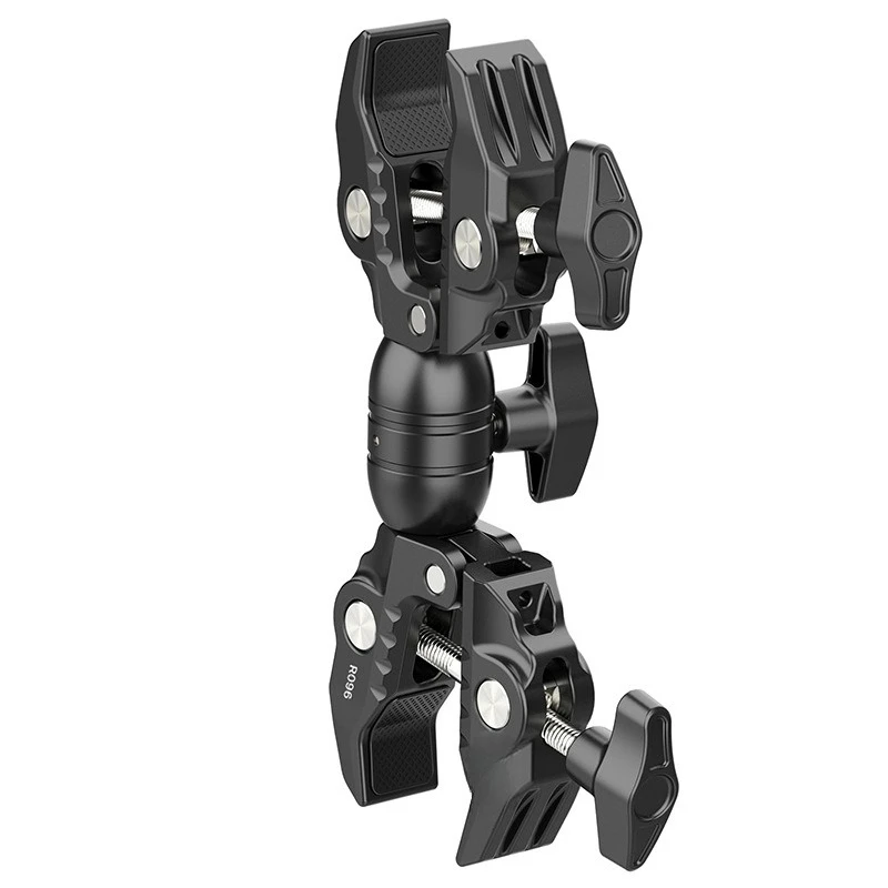 

R096 Quick Disassembly Aluminum Alloy Metal Strong Crab Clip, Black